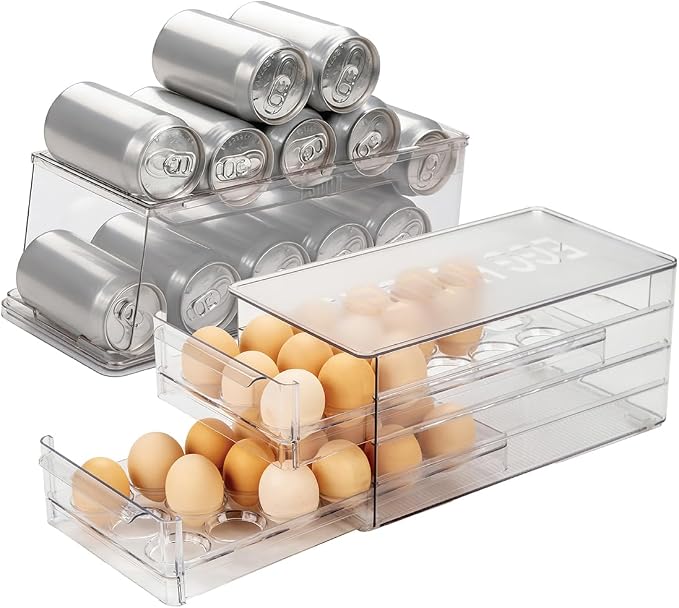 Glad Egg Holder & Soda Can Organizer by GladTrashFoodStorage