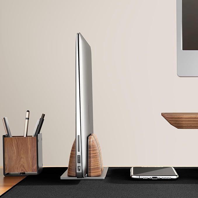 UPERGO Vertical Laptop Stand for Desk, Laptop Holder to Dock MacBook, MacBook - Image 5