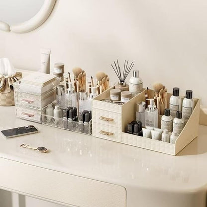 Clear Makeup Organizer for Vanity, Desk Makeup Caddy - Image 3