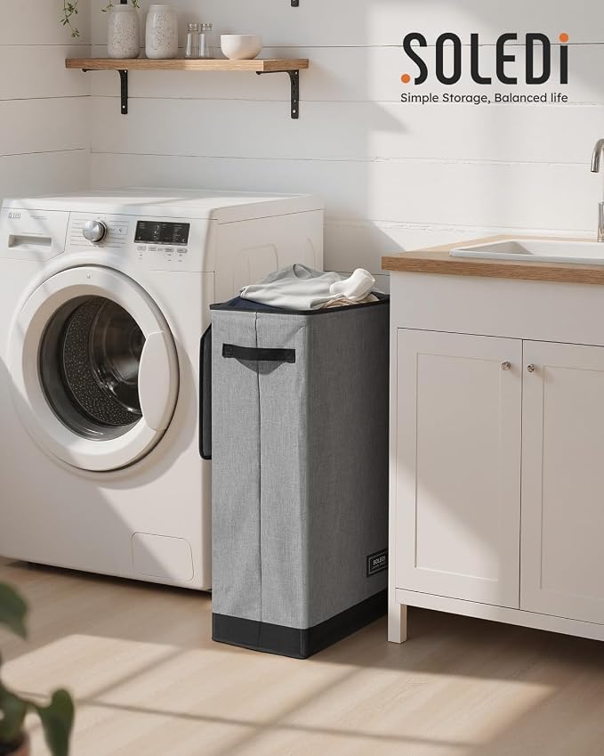 SOLEDI Slim Laundry Hamper - Image 2