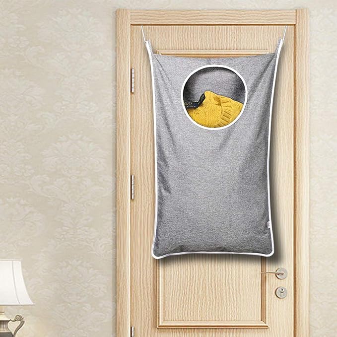 KEEPJOY 2Pack Space-Saving Hanging Laundry Bag, Door Laundry Hamper - Image 7