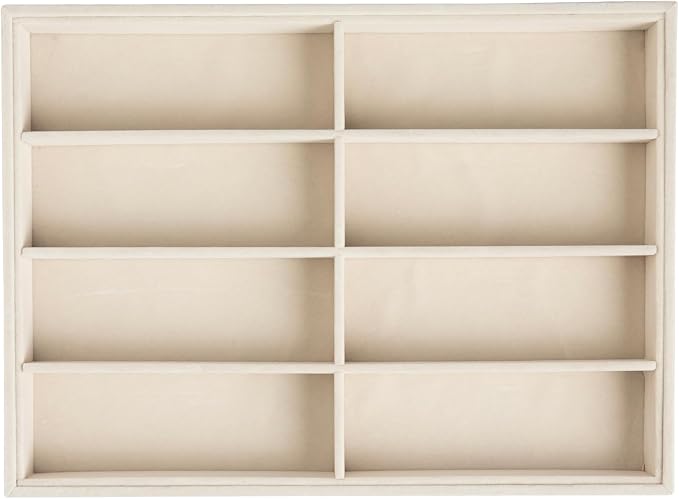 Frebeauty Sunglass Organizer, Velvet Glasses Organizer, 8-Slot Sunglasses Tray - Image 2
