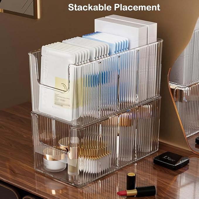 2 Pack Extra Thick Acrylic Makeup Organizer - Image 5