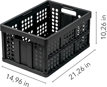 Clax® crate | folding box | basket | 48 qt | black - Image 7