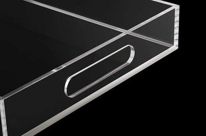 Clear Sturdy Acrylic Serving Tray - Image 6