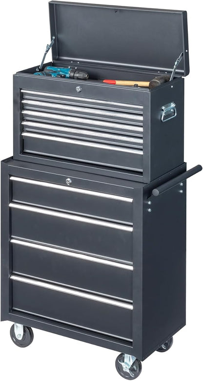 Metal Rolling Tool Box Organizer | Lockable Tool Chest - Image 8