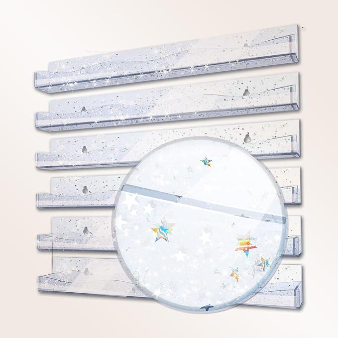 YMVV 15" Nail Polish Rack Wall Mounted Shelf by YMVV