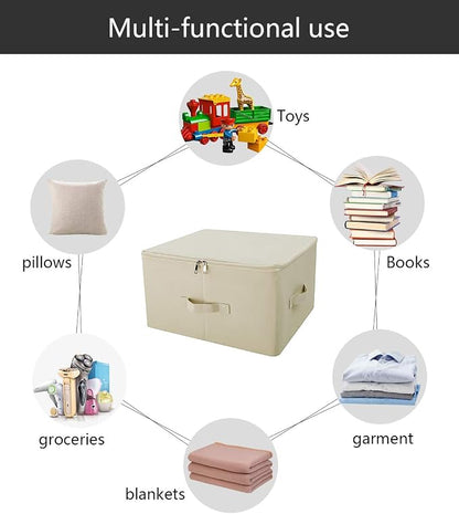 iwill CREATE PRO 3-Pack Beige Folding Storage Boxes - Image 9