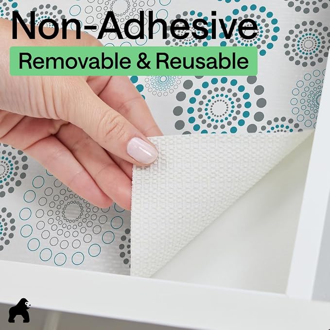GORILLA GRIP DripGuard Shelf Liner, Non-Adhesive Drawer and Kitchen Cabinet - Image 7