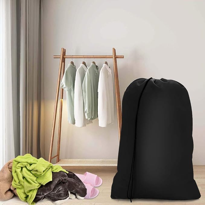 2 Pack Heavy Duty Large Laundry Bag 28x45 inch Extra Hamper Bag Dirty Clothes - Image 7