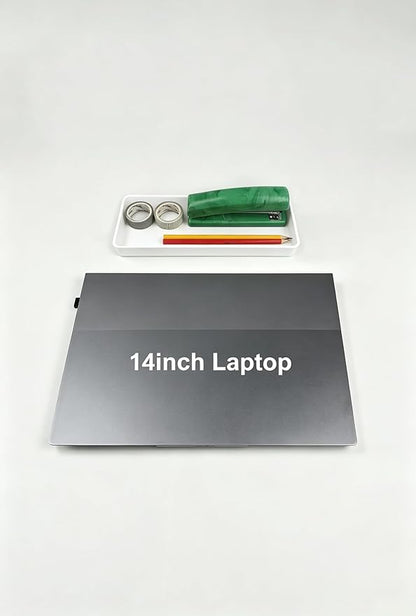 Amazon Basics Rectangular Plastic Desk Organizer, Half Accessory Tray - Image 4