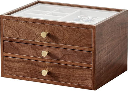 CHOSIN Black Walnut Wooden Jewelry Box - Image 8