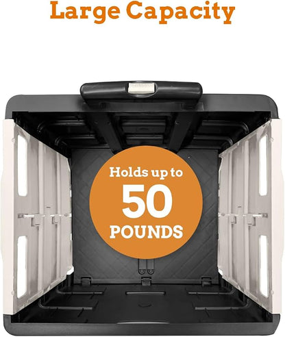 Ultra-Slim Rolling Collapsible Storage Pack-N-Roll Utility-carts, - Image 6
