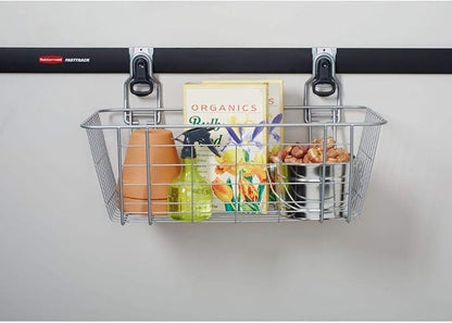Rubbermaid Garage FastTrack Wire Mesh Basket Wall Mounted Storage System Holds - Image 4