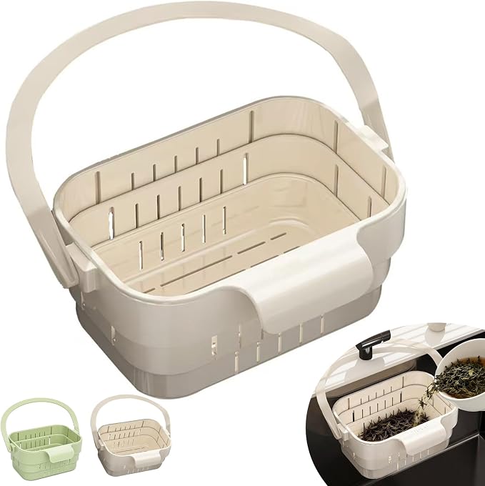 Foldable Sink Strainer Hanging Sink Drain Basket Kitchen Strainer Basket | by Webringwarmthandsimplicitytoyourhomemakedailylivingfeeljustright