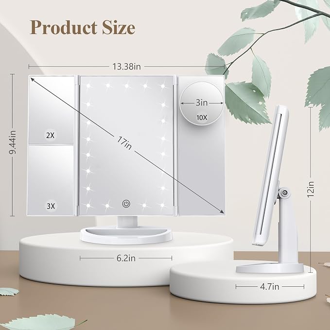 HUONUL Makeup Mirror Vanity - Image 7