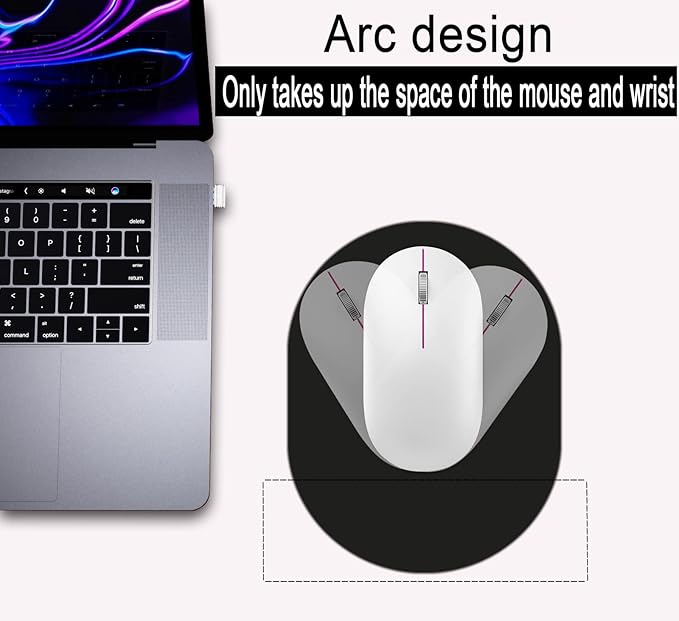 Small Mouse pad, Waterproof Non-Slip Rubber Bottom, Suitable - Image 2