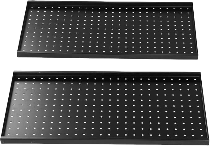 Hilitand Metal Pegboard Panels 2 Pack Heavy Duty Wall Mounted Tool Organizer - Image 9