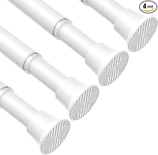 AIZESI Spring Tension Curtain Rod 24 to 46 Inch, Spring Tension Rod No Drilling by AIZESITENSIONROD