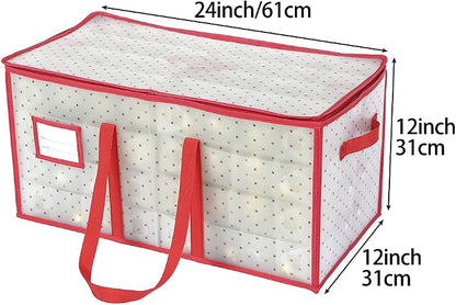 Sattiyrch Plastic Christmas Ornament Storage Box - Image 2