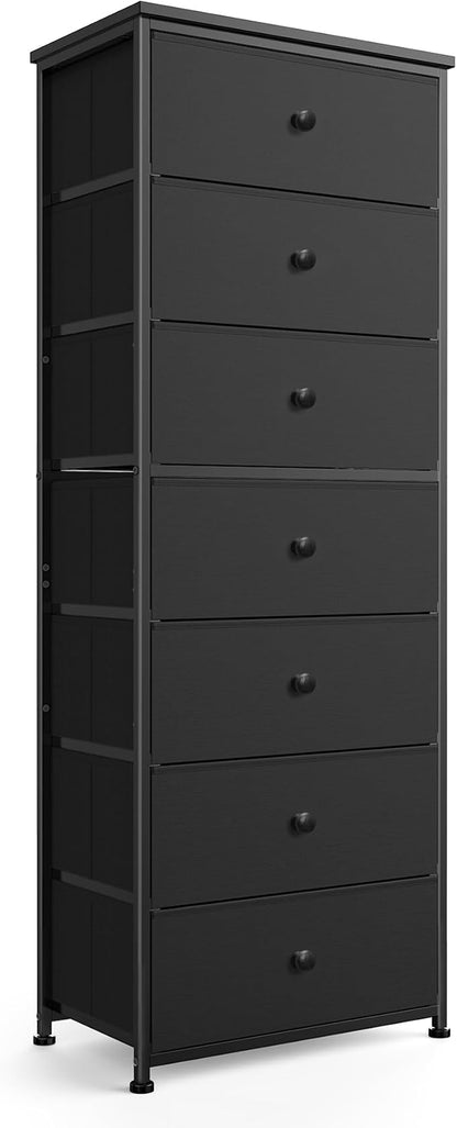 Mifuro Tall Fabric Dresser for Bedroom, Vertical Storage Organizer Tower by MifuroOfficeProduct