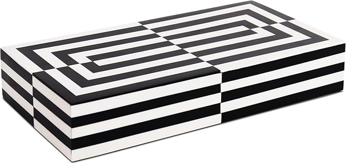 Handicrafts Home Large Decorative Storage Box 12x6– Coffee Table Organizer Box by HandicraftsHome
