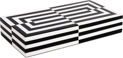 Handicrafts Home Large Decorative Storage Box 12x6– Coffee Table Organizer Box by HandicraftsHome