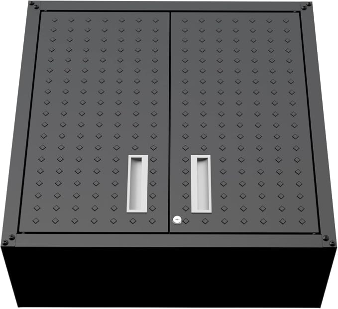 Manhattan Comfort Fortress Storage Units, Charcoal Gray - Image 10
