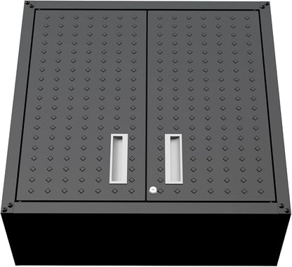Manhattan Comfort Fortress Storage Units, Charcoal Gray - Image 10
