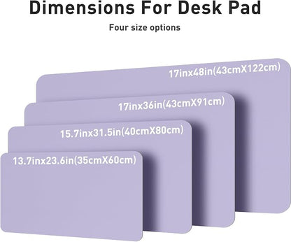 Aothia Leather Desk Pad Protector, Mouse Pad, Office Desk Mat, Non-Slip PU - Image 7