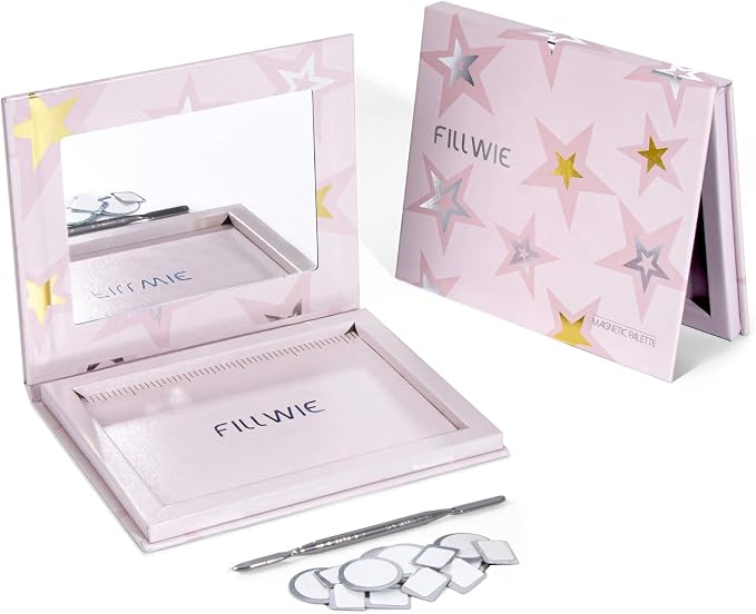 Pink Empty Refillable Magnetic Makeup Palette by FillwieCosmetics