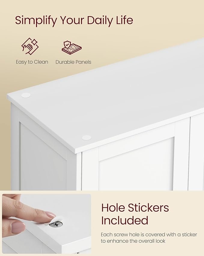 VASAGLE Floor Storage Cabinet, Shaker Cabinet - Image 6