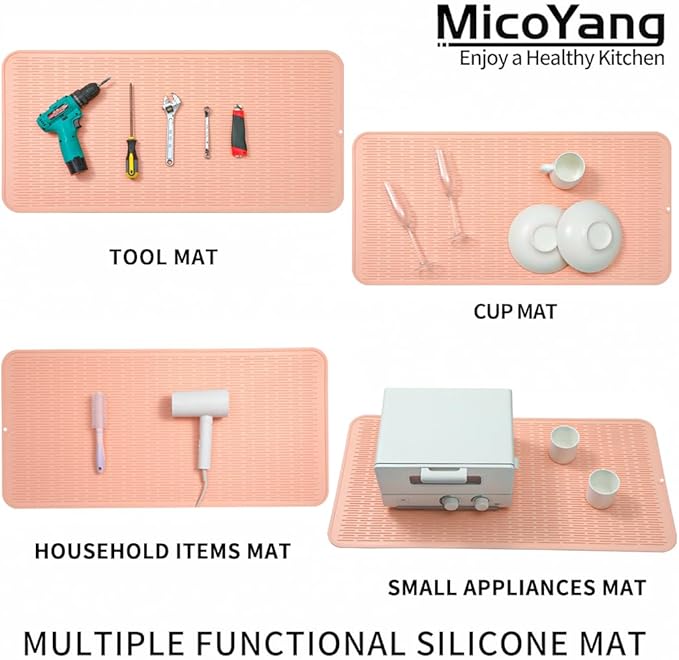 Silicone Dish Drying Mat for Multiple Usage, Easy clean, Eco-friendly, - Image 4