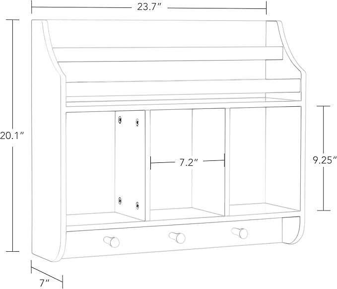 RiverRidge Kids Book Nook Wall Book Rack Shelf - Image 3