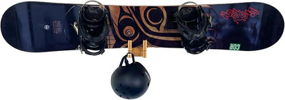 COR Surf Skateboard and Snowboard Wall Mount | Bamboo Skateboard Rack - Image 7