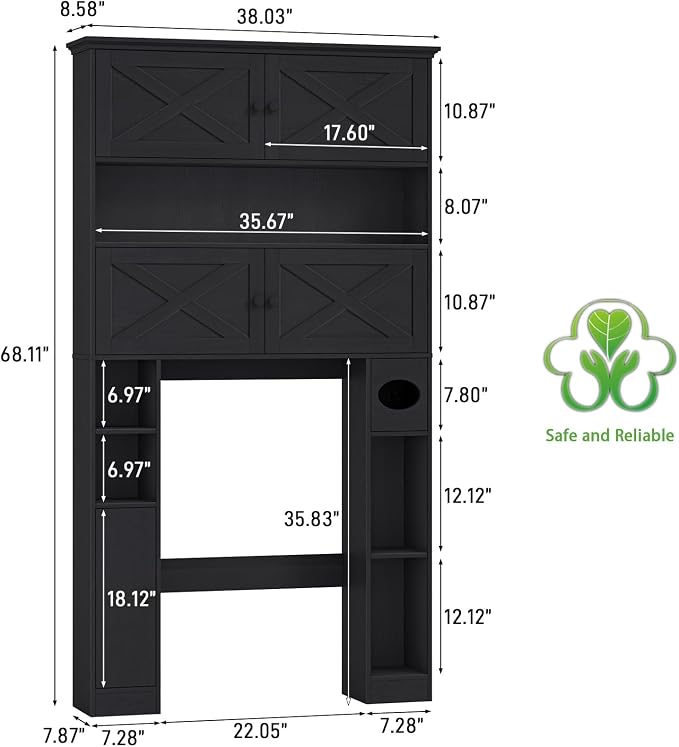 Over The Toilet Storage Cabinet - Image 2
