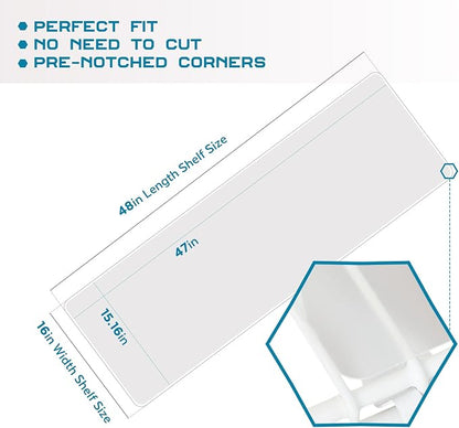 BRIAN & DANY Wire Shelf Liner 16" X 48", Heavy Duty Shelf Liners - Image 3