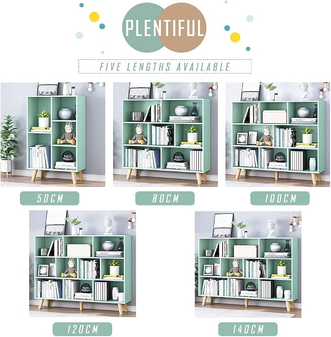 IOTXY Wooden Open Shelf Bookcase - Image 8