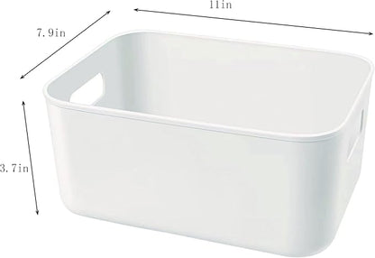 Set Of 3 Plastic Storage Bins, Versatile Kitchen Pantry Organization and Storage - Image 7