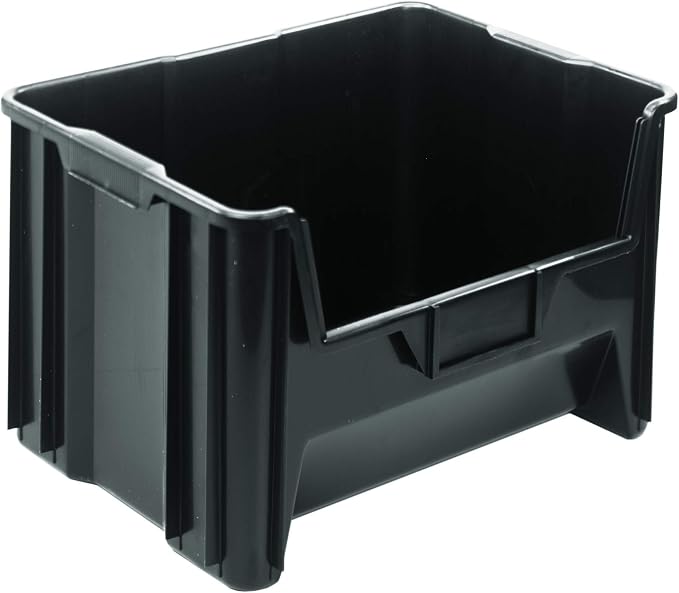 Hudson Exchange 20" x 15" x 12.5" Plastic Giant Stackable Hopper Bin Container by HudsonExchange
