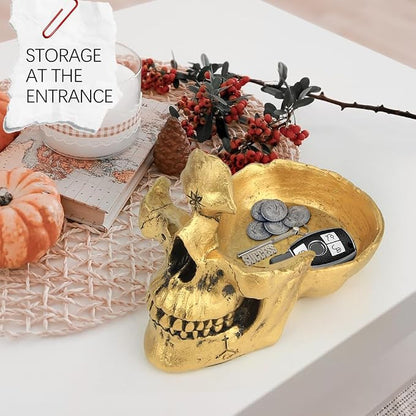 Mrlikale Skull Glasses Stand Holder, Creative Eyeglasses Holder, Sunglasses - Image 5