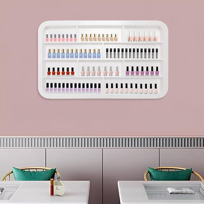Hanging Nail Polish Display Rack, 4-Tier Wall Mount Nail Polish Organizer - Image 4