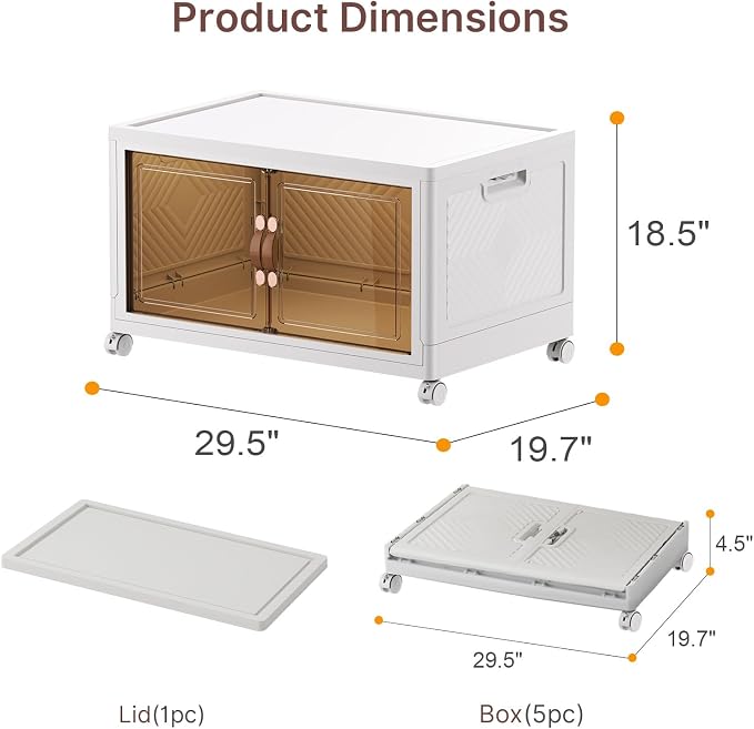 UAMFURI Stackable Storage Bins - Image 2