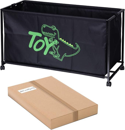 MISSLO Large Toy Box with Wheels Big Toy Chest - Image 9