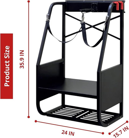 WALMANN Wall Mount Golf Bag Organizer Extra Large 2 Golf Bags Stand Golfing - Image 5