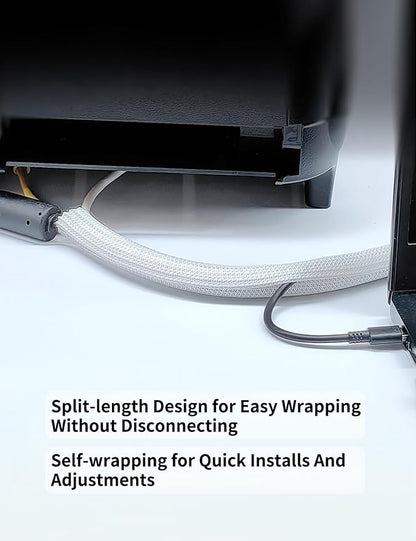 Cable Management Split Wire Loom Sleeve - Image 4