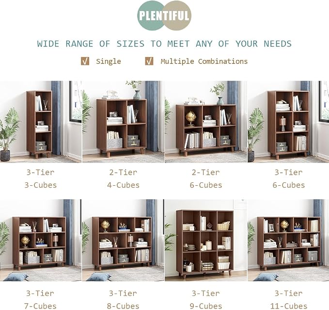 IOTXY Freestanding Open Cubes Bookcase - Image 6