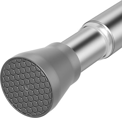 Tension Rods for Windows 28 to 48 Inch Silver Tension Curtain Rod Spring Rods by QINGYUN