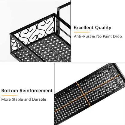 Hanging Railing Planter with Hooks, Iron Hanging Planter Holder, Balcony Plant - Image 4