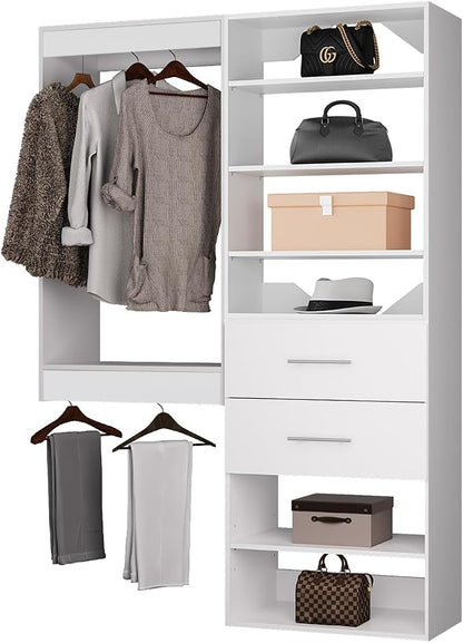 ROOMTEC Modular Closet System, Wooden Tower by ROOMTEC